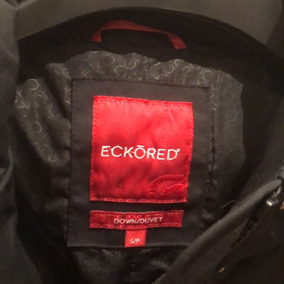 Eckored down winter coat - Picture 2 of 5